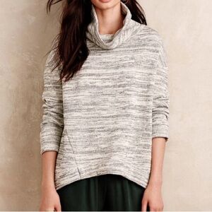 Anthropologie Monday Tuesday Wednesday Thursday Friday Purple Cowl Neck Sweater